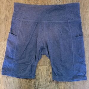 Deep Blue Athleisure Shorts